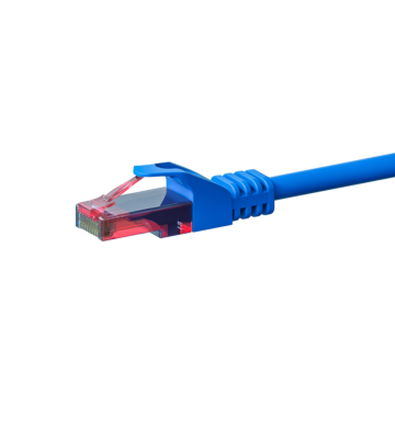Cabo de rede UTP CAT6 de 10 m azul - 100% cobre