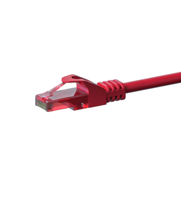 Cabo de rede UTP CAT6 de 15 m, vermelho - 100% cobre
