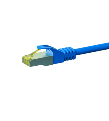 Cabo de rede Cat7 S/FTP (PIMF) de 30 m, azul