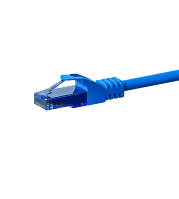 Cabo de rede UTP CAT6a de 1,50 m azul - 100% cobre