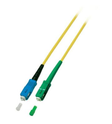 Cabo de fibra ótica simplex OS2 SC/APC-SC 3m