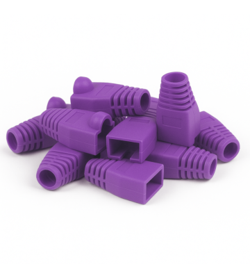 DANICOM Viga de cabos RJ45 roxa - 10 unid.