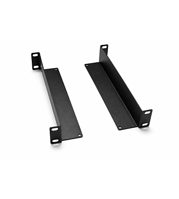 Perfil em L de 10 polegadas para armários de servidor de 450 mm de profundidade de 10 polegadas - conjunto de 2