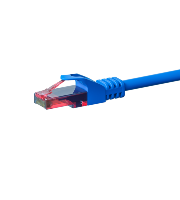 Cabo de rede UTP CAT6 de 5 m azul - 100% cobre