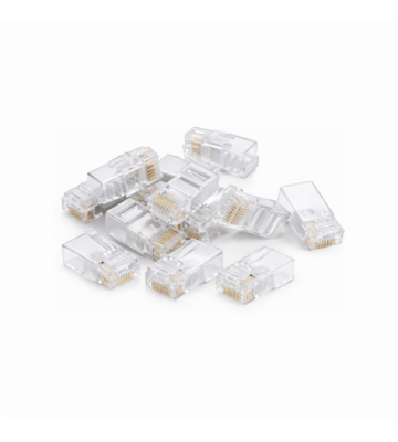 Conector DANICOM UTP CAT6a RJ45 - para cabo flexível - 10 unidades