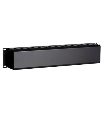 Canaleta para cabos de 19 polegadas com placa de cobertura 2U