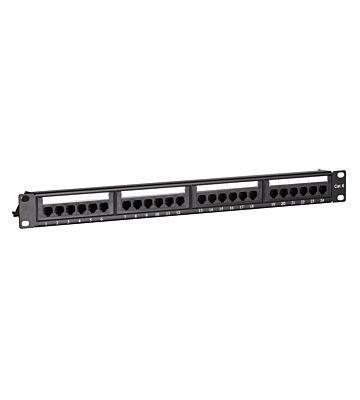 Painel de ligação CAT6 UTP - 24 portas