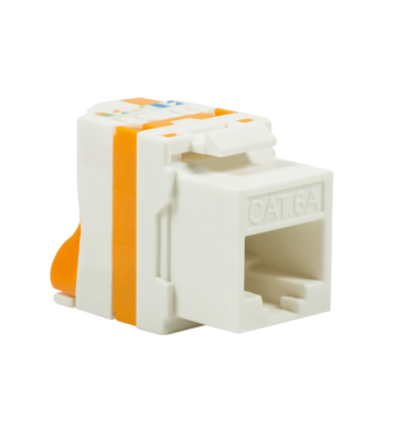 Conector Keystone UTP CAT6a - Torção sem Ferramentas