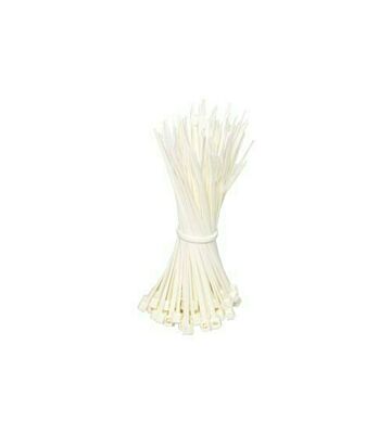 Abraçadeiras em nylon de 100 mm na cor natural - 100 unidades