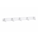Suporte de cabo de metal de 19 polegadas, 1U - branco