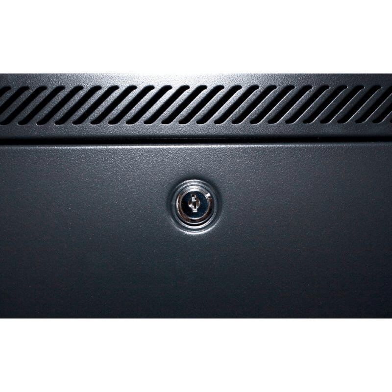 Armário de parede 6U com porta metálica 600x600x368mm (LxPxA)