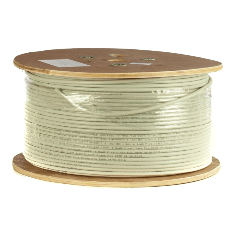 Cabo DANICOM CAT6A U/UTP 500m em rolo flexível - PVC (Fca)