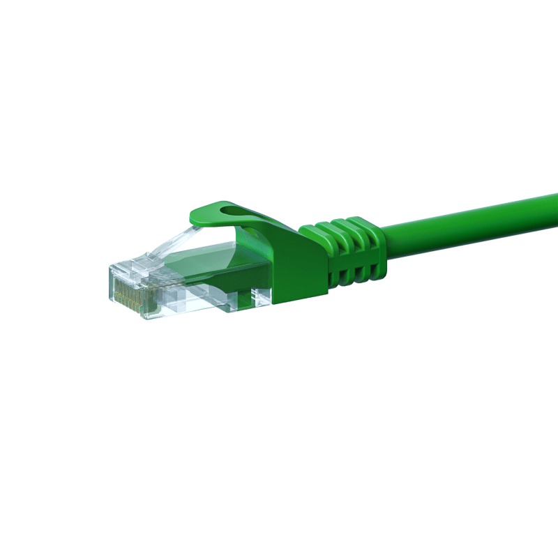 Cabo de rede UTP CAT5e de 2 m, verde - 100% cobre