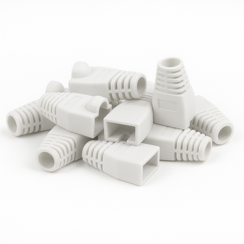 DANICOM Viga de cabos RJ45 branca - 10 unid.