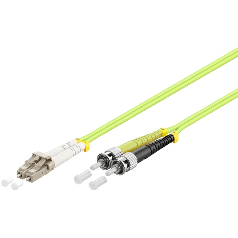 Cabo de fibra ótica LC-ST OM5 (otimizado para laser) 1,5 m