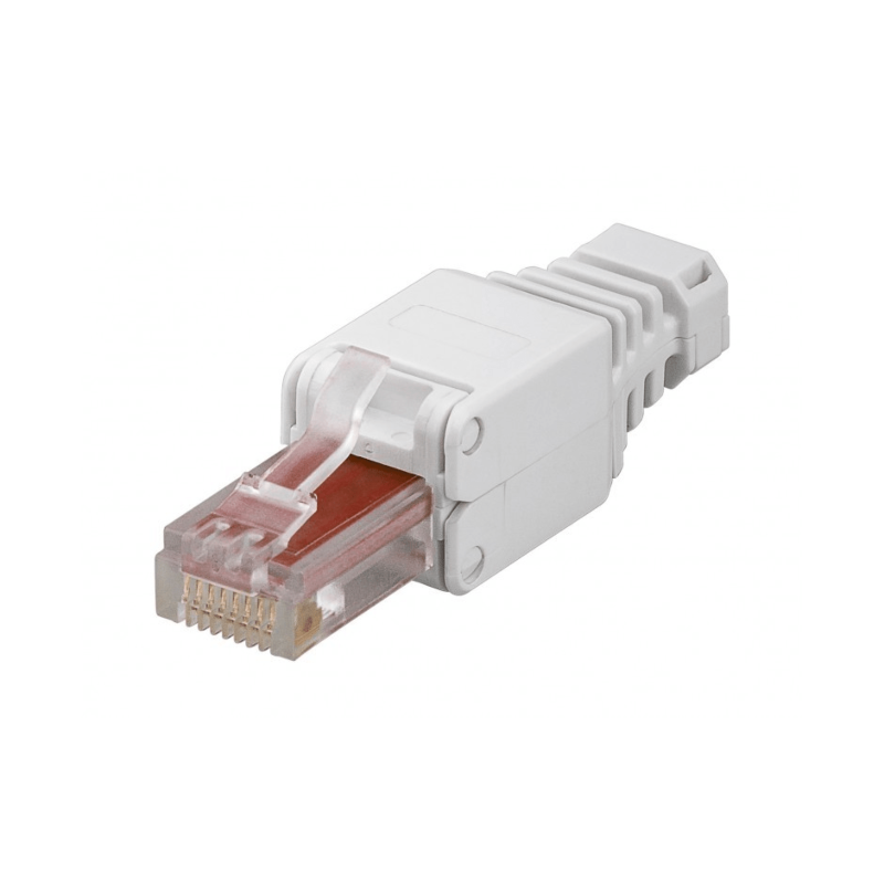 Conector RJ45 UTP CAT6 sem ferramentas DANICOM - para cabos flexíveis e rígidos
