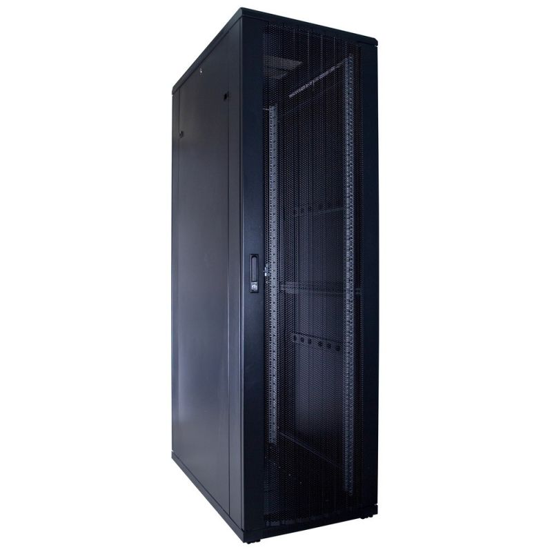 Armário para servidor 42U com porta perfurada 600x1000x2000mm (LxPxA)