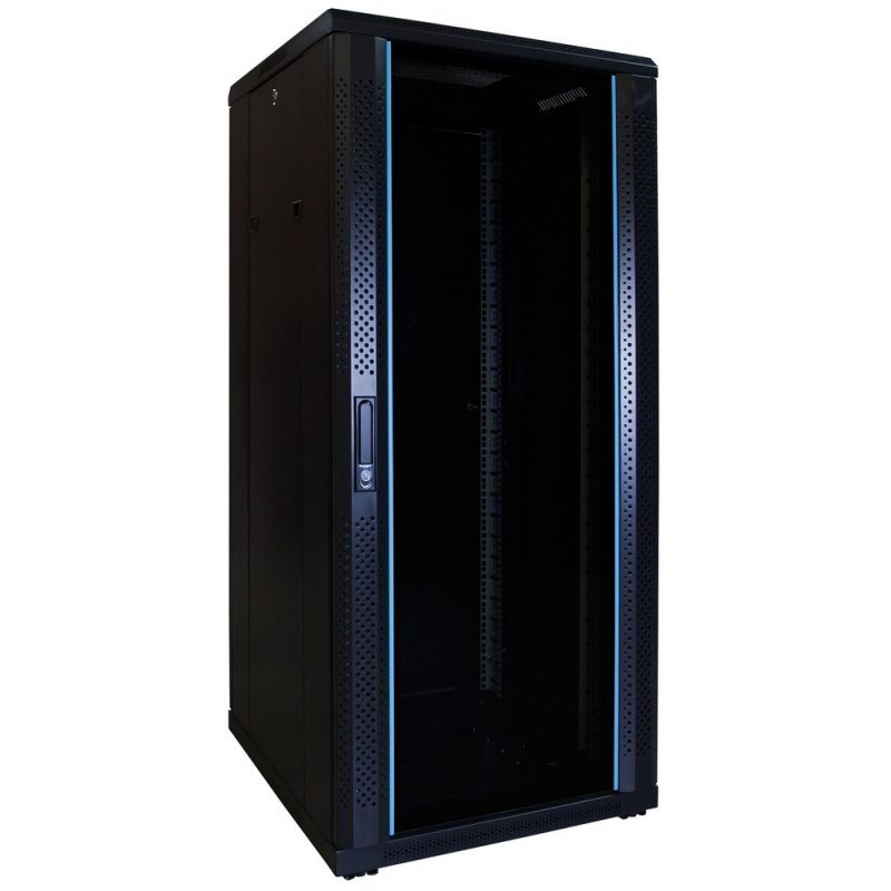 Armário para servidor 27U com porta de vidro 600x600x1400mm (LxPxA)