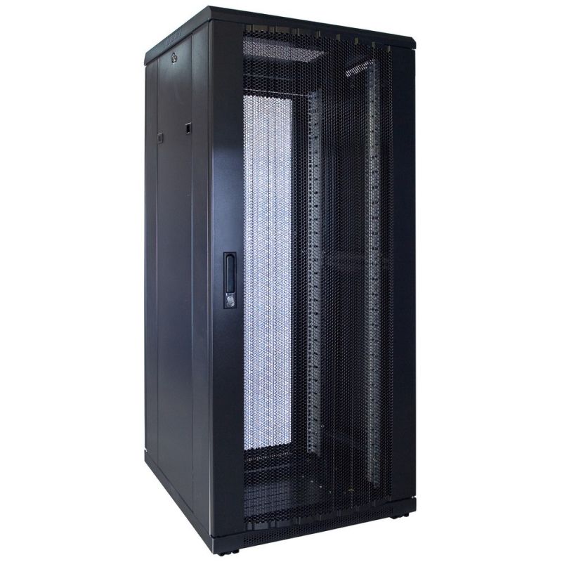 Armário para servidor 27U com porta perfurada 600x600x1400mm (LxPxA)
