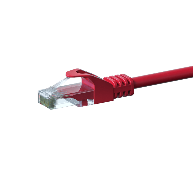 Cabo de rede CAT6 UTP de 5m vermelho - CCA