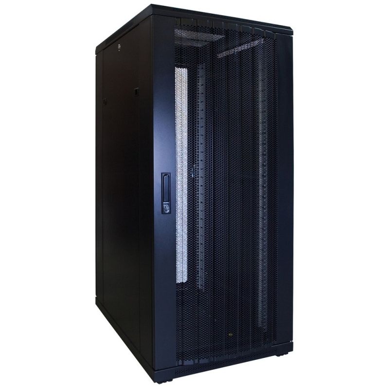 Armário para servidor 27U com porta perfurada 600x800x1400mm (LxPxA)