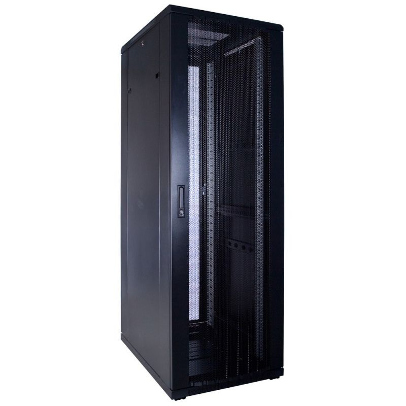 Armário para servidor 37U com porta perfurada 600x800x1800mm (LxPxA)