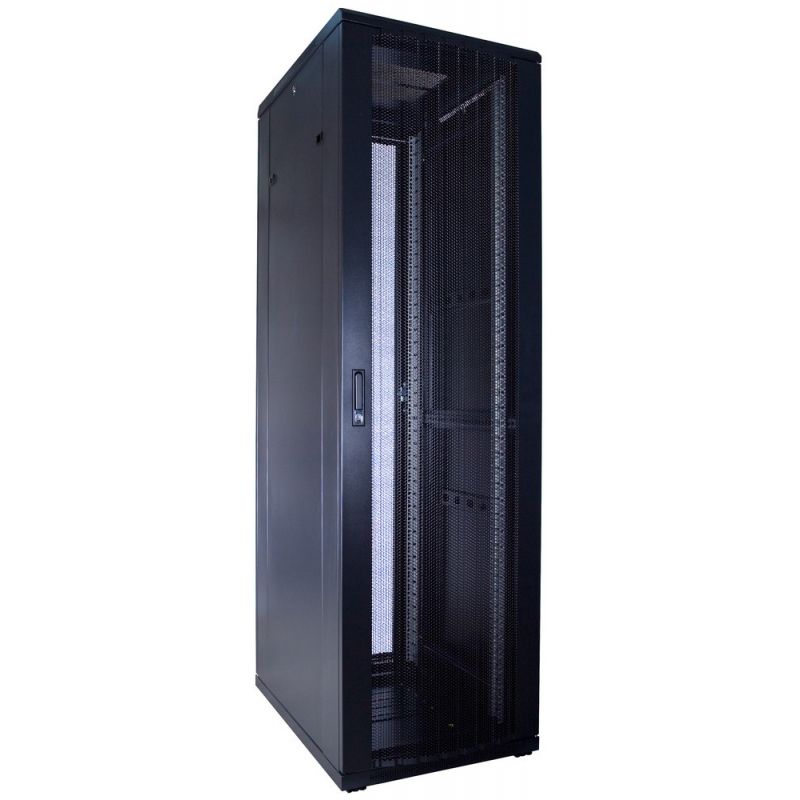 Armário para servidor 42U com porta perfurada 600x800x2000mm (LxPxA)