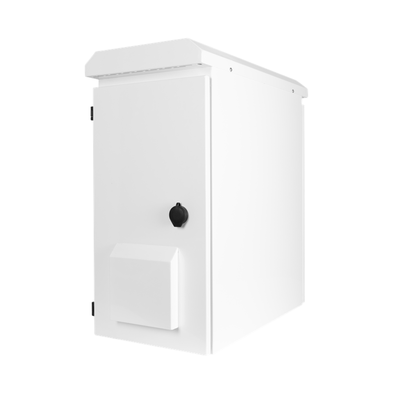 Armário de parede exterior 6U para montagem vertical IP55 - 600x280x600mm (LxPxA)