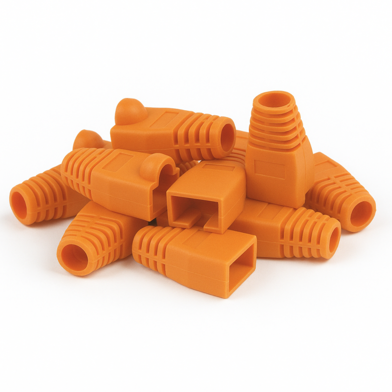 DANICOM Viga de cabo RJ45 laranja - 10 peças