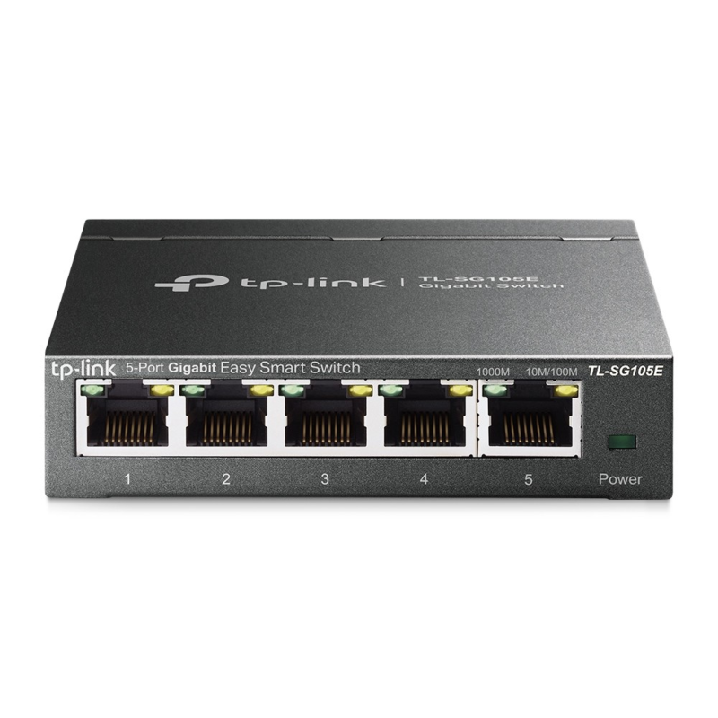 Switch inteligente não gerido TP-Link SG105 de 5 portas