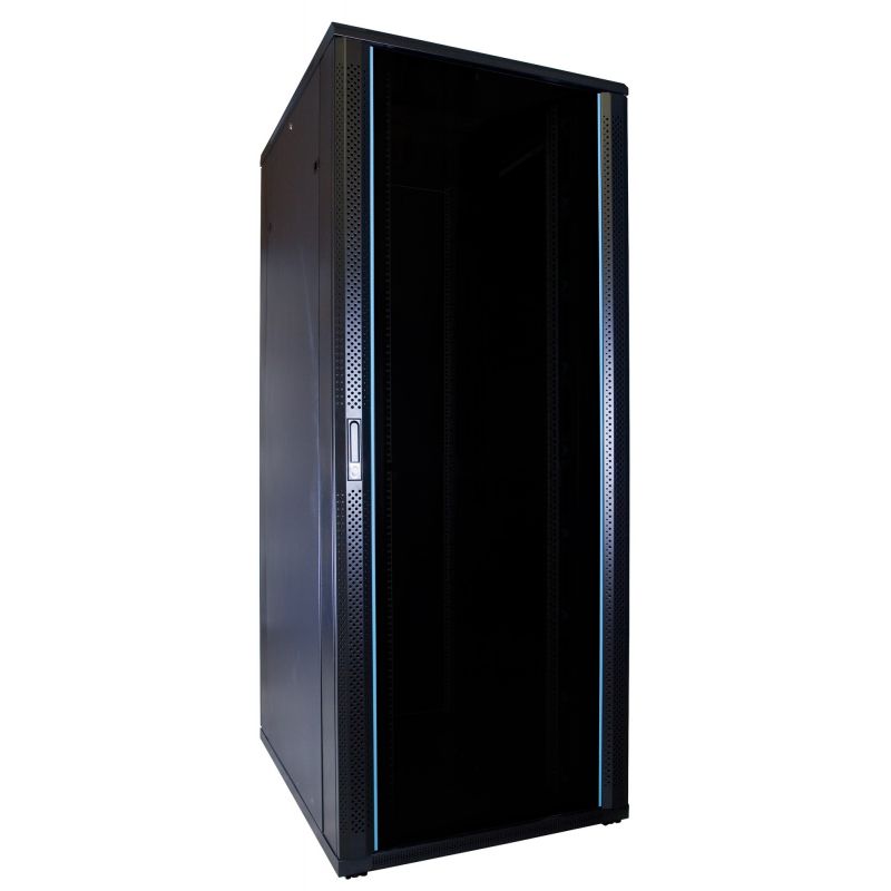 Armário para servidor 47U com porta de vidro 600x1000x2200mm (LxPxA)