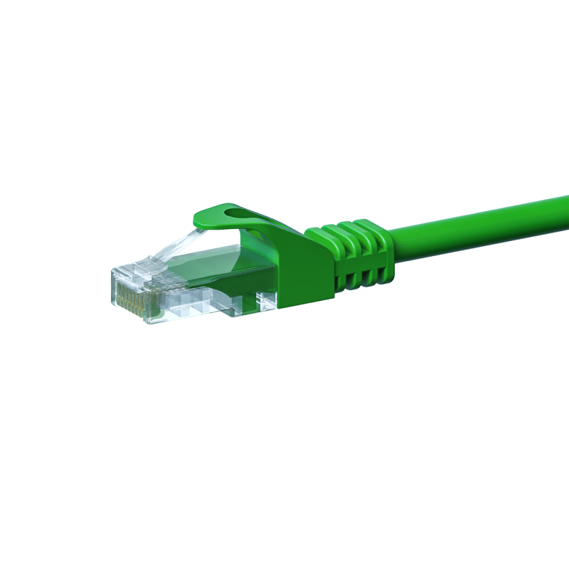 Cabo de rede CAT5e UTP de 2 m verde - CCA