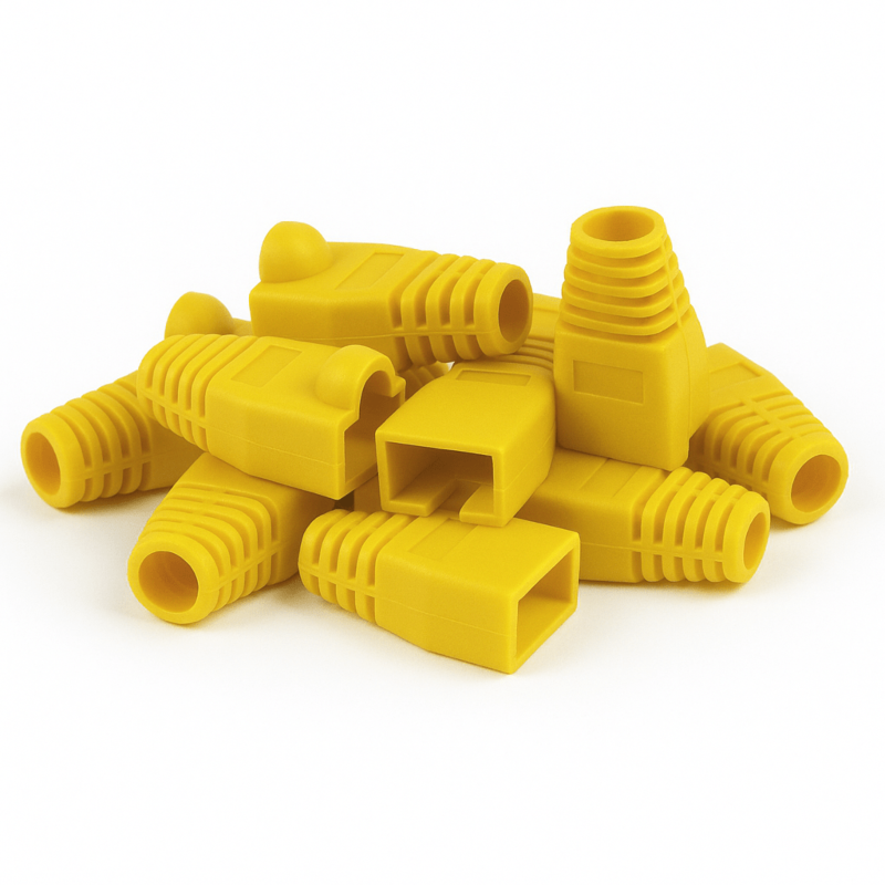 DANICOM Cabo RJ45 com guia amarela - 10 peças