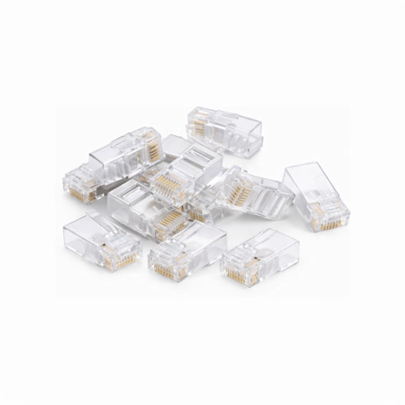 Conector DANICOM UTP CAT6 RJ45 - para cabo flexível - 10 unidades
