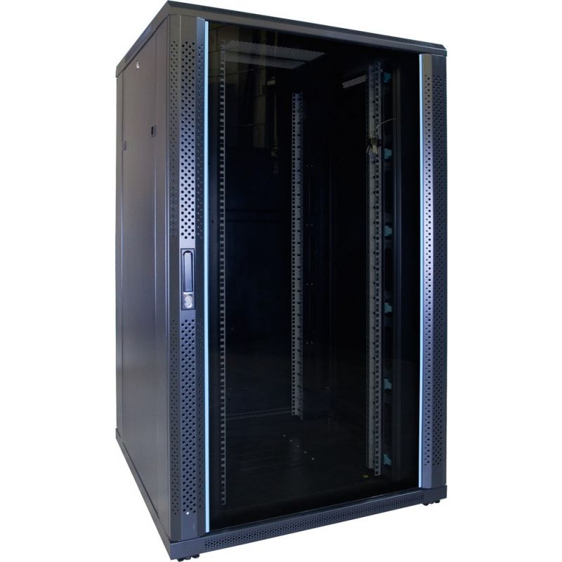Armário para servidor 27U com porta de vidro 800x800x1400mm (LxPxA)