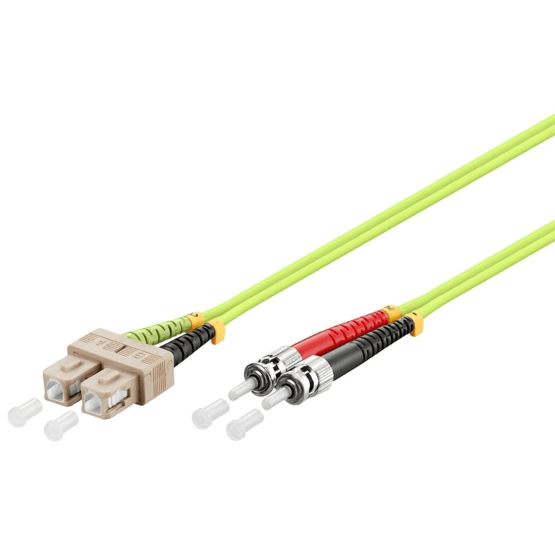 Cabo de fibra ótica SC-ST OM5 (otimizado para laser) 10m