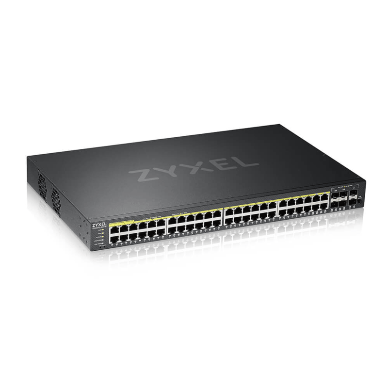 Switch PoE+ gerido Zyxel GS2220 de 50 portas