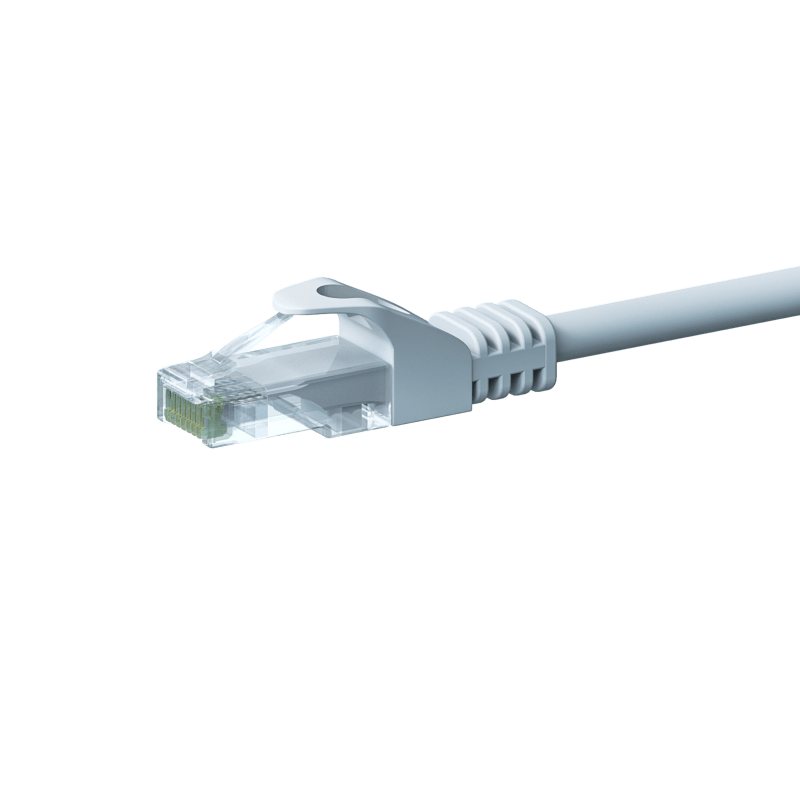 Cabo de rede UTP CAT5e de 1,50 m branco - 100% cobre