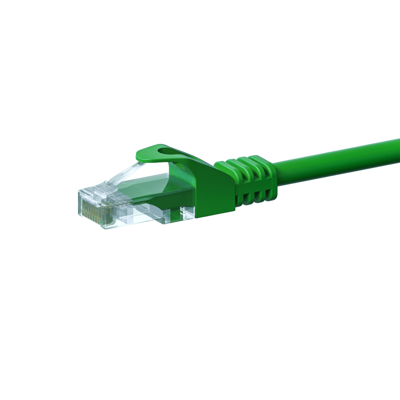 Cabo de rede UTP CAT5e de 10 m, verde - 100% cobre