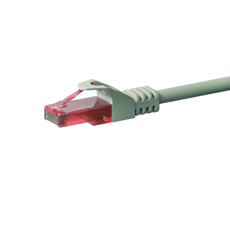 Cabo de rede UTP CAT6 de 20 m cinzento - 100% cobre