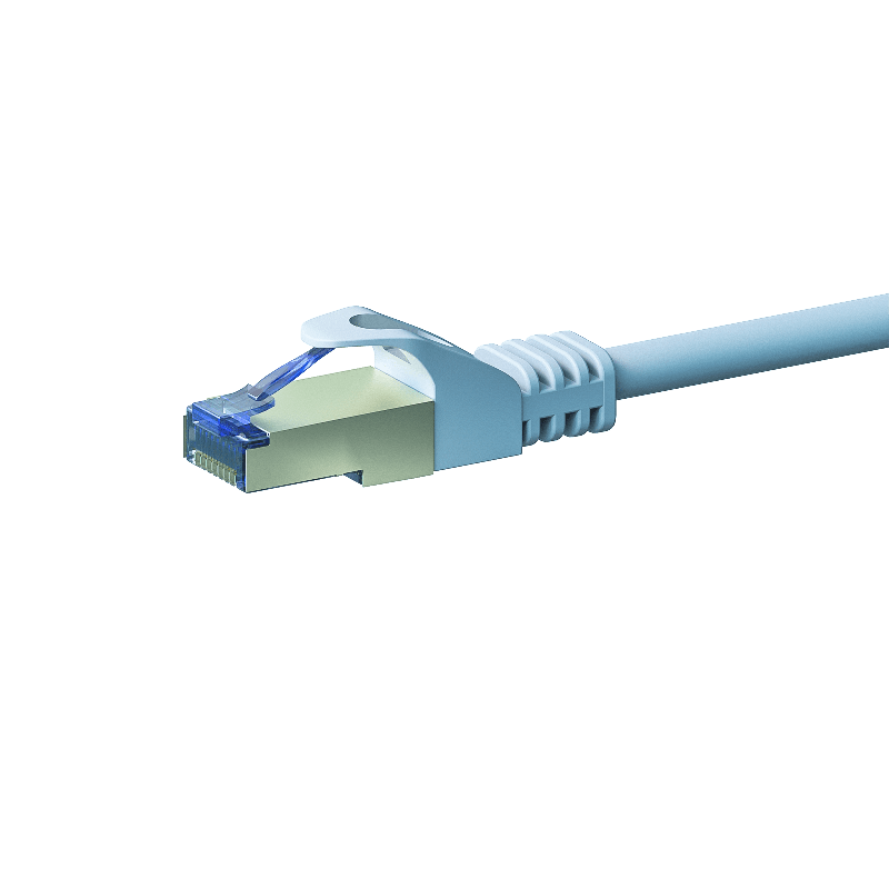Cabo de rede CAT6a S/FTP (PIMF) de 10 m branco