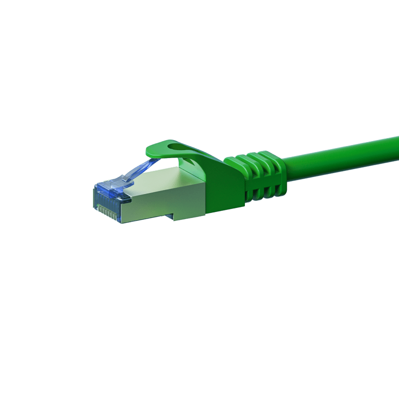 Cabo de rede CAT6a S/FTP (PIMF) de 1 m, verde