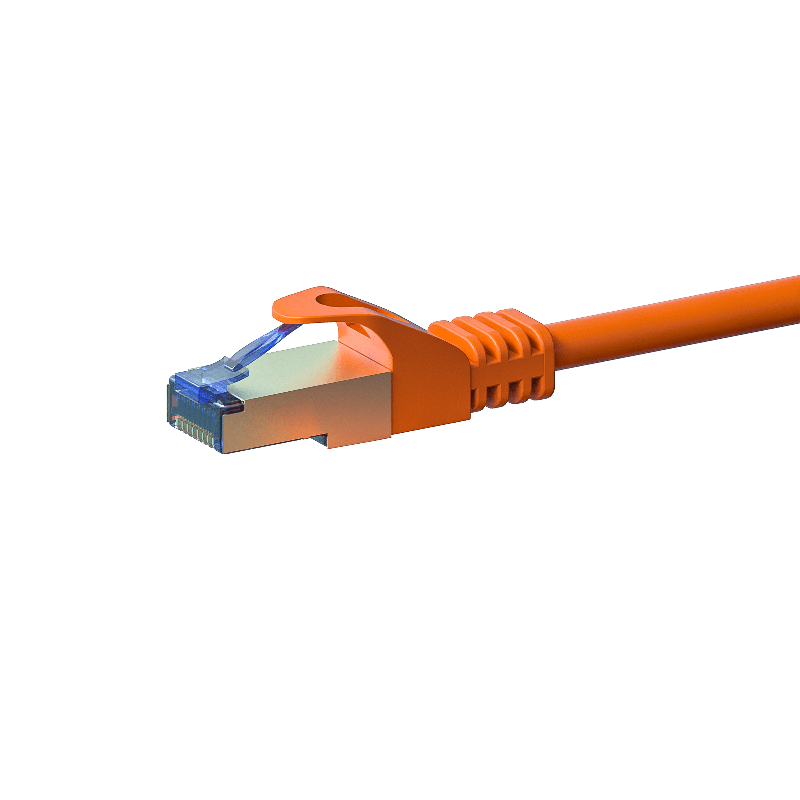 Cabo de rede CAT6a S/FTP (PIMF) de 20 m em cor de laranja