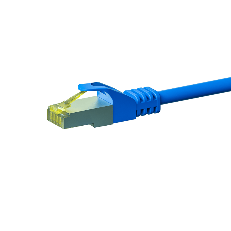 Cabo de rede Cat7 S/FTP (PIMF) de 20 m, azul
