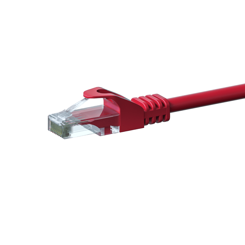 Cabo de rede CAT6 UTP 15m vermelho - CCA