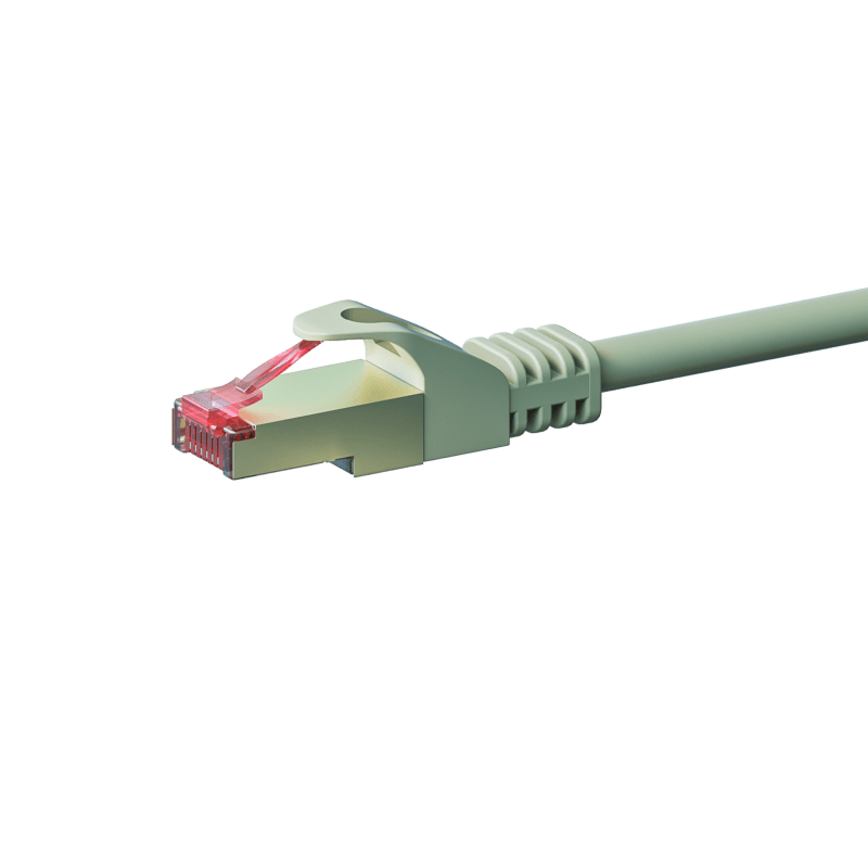 Cabo de rede CAT6 S/FTP (PIMF) de 3 m cinzento