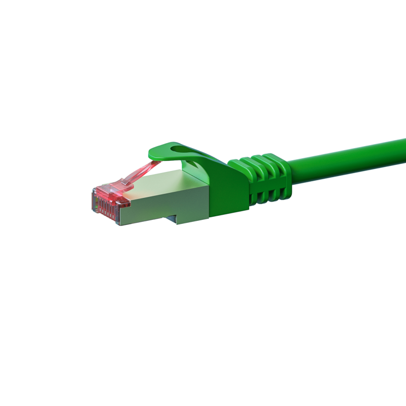 Cabo de rede CAT6 S/FTP (PIMF) de 0,50 m verde 