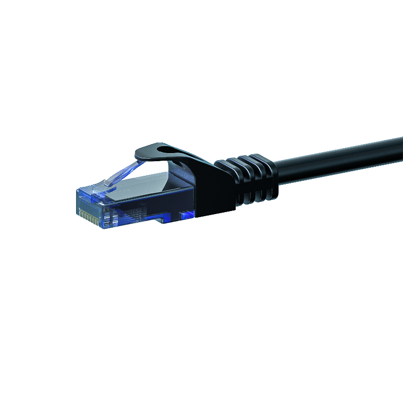 Cabo de rede UTP CAT6a de 50 m, preto - 100% cobre
