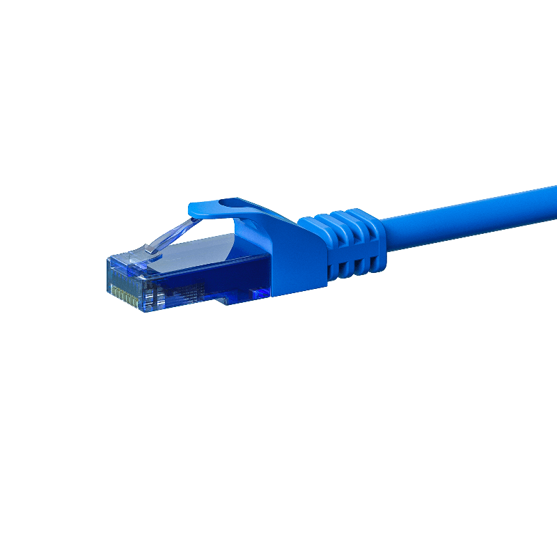 Cabo de rede UTP CAT6a de 30 m azul - 100% cobre