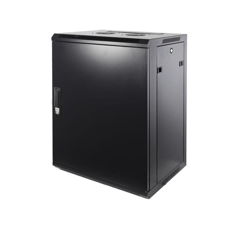 Armário de parede 15U com porta metálica 600x450x770mm (LxPxA)